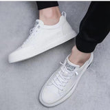 Vipkoala Soft Bottom Elastic Force Men's Sneakers New Breathable Flat Casual Shoes Fashion One Pedal Loafers High End Brand Shoes for Men