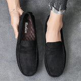 Vipkoala Trend Suede Men Casual Shoes Breathable Comfort Slip-on Mens Driving Shoes Fashion Men Lazy Shoes Luxury Brand Loafers Moccasins