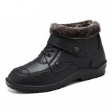 Vipkoala New Winter Men's Boots EVA Warm Plush Ankle Snow Boots Outdoor Lightweight High-top Men's Casual Shoes Big Size 41-49