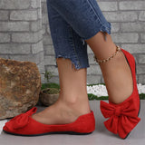 Vipkoala 2024 New Summer Style Fashionable Comfortable and Versatile Women's Shoes Casual Simple Wear-resistant Flat Bottom Bow Shoes