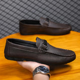 Vipkoala New Shoes for Men Casual Leather Shoes Slip-On Comfortable Driving Shoes Loafers Men Zapatos Para Hombre