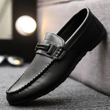 Vipkoala New Shoes for Men Casual Leather Shoes Slip-On Comfortable Driving Shoes Loafers Men Zapatos Para Hombre