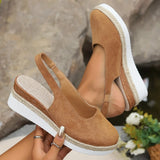 Summer Women Plain Wedge Sandals Bohemian Handmade Ladies Casual Comfortable Espadrilles Platform Pumps Shoes Sandalias De Mujer