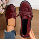 Vipkoala Women Loafers Summer Platform Shoes for Women British Tassel Casual Flats Mary Jane Shoes Woman Walking Shoes Zapatos De Mujer