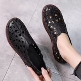 Vipkoala Ladies Shoes on Sale New Fashion Breathable Hole Women's Vulcanized Shoes Summer Flat Casual Soft Non-slip Women Sandals