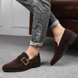 Vipkoala Spring New Mens Casual Business Shoes Loafers Men Dress Shoes Faux Suede Driving Shoes Fashion Formal Shoes for Men Sneakers