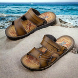 Vipkoala Men's Sandals Slippers Beach Slippers Comfort Sandals Walking Casual Beach Daily Beach PVC Waterproof Breathable Comfortable Loafer Summer