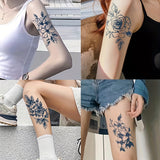 10pcs Semi-permanent Stickers Waterproof Non-reflective Wrist Tattoo Stickers For Men And Women