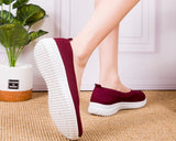 Vipkoala Hot Sale Women's Flat Shoes Summer Mesh Breathable Casual Flats Sneakers Ladies Knitting Shallow Comfort Walking Shoes