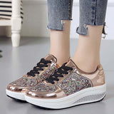 Vipkoala Women's Casual Shoes Bling Bling Flat Women Sneakers Outdoor Ladies Trainer Woman Vulcanize Shoes Women Zapatos De Mujer