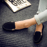 Vipkoala Women Casual Flat Shoes Spring Autumn Flat Loafer Women Shoes Slips Soft Round Toe Denim Flats Jeans Shoes Plus Size