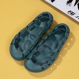 Vipkoala Fashion Trendy Brand Convertible Slippers For Men To Wear In Summer, No Sense, No Upper, Breathable Sandals And Slippers