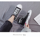 Vipkoala Autumn New Style Women Casual Shoes Platform Sneakers PU Leather Shoes Woman High Top White Shoes Tenis Feminino  A1-204