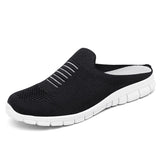 Vipkoala Fashion New Casual Slip On Half Shoes For Women Breathable Lightweight Woman Flats Chaussure Zapatillas De Mujer Deportiva