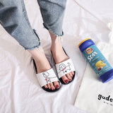 Vipkoala Summer Women Slippers for Shoes PVC Cartoon for woman Slippers NWE Non-slip Bathroom Home flip flops