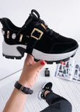 Vipkoala Women Sneakers Spring Summer Casual Hiking Breathable Women Shoes Belt Stone Fashion Design Elegant Elegant Women 'S Shoes 36-40