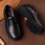 Vipkoala Newly Men's Genuine Leather Shoes Size 38-46 Head Leather Soft Anti-slip Driving Shoes Man Spring Business Dress Shoes