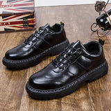 Vipkoala Autumn Winter Men Boots Retro Work Shoes Male Casual Leather Shoes Increase High Quality Footwears Sneakers Bota Masculina