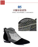 Vipkoala Summer Mesh Peep Toe Sandals Sexy Heels Single Shoes Lace Pumps Woman High Heel Fashion Women Shoes Platform Ladies