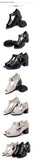 Vipkoala Women Sandals Summer New Med Heels Peep Toe Shoes Slippers Fashion Desiger Pu Leather Casual Sexy Wedding Pumps Shoe Woman