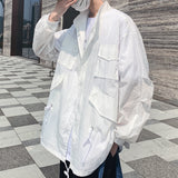 Vipkoala Summer Jacket Men Multi-pockets Sun Protection Jackets High Quality Light Thin Coat  Men Clothes veste americaine baseball