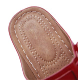 Vipkoala Summer Women Wedge Sandals Premium Orthopedic Casual Shoes Woman Sandals Vintage Anti-slip Open Toe Female Platform Retro Shoes