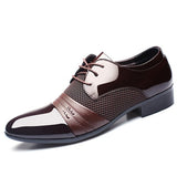 Vipkoala Fashion Slip On Men Dress Shoes Men Oxfords Fashion Business Dress Men Shoes New Classic Leather Men'S Suits Shoes