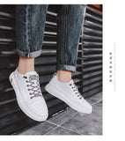 Vipkoala Men's White Casual Sneakers Autumn Vulcanized Shoes Boys Tenis Sport Shoes Male Sneakers Soft Sole Men Walking Shoe