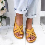 Vipkoala Women Summer Slippers Wedges Platform Ladies Shoes Croess-tied Femme Slides Outside Fashion Girls Sandals