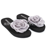 Vipkoala Women's Bohemian Flower Flat Slippers Summer Sandals Non-slip Beach Shoes Home Slippers Women Тапки Zapatos De Mujer