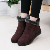 Vipkoala Winter ankle boots women shoes new fashion non-slip warm plush zipper Casual shoes woman snow boots