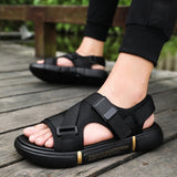 Vipkoala Outdoor Breathable Comfort Slip on Plus Size Open Shoes Casual Men Sandals Summer Shoes Sandal Mens PVC Sandalias