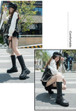 Vipkoala Boots Sexy High Boots Knee-high High Heels For Women Fashion Shoes Spring Autumn Booties Female Plus Size 35-43