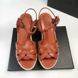 Vipkoala Platform Wedges Sandals Women Summer Shoes Thick High Heel Shoes Flip Flop Chaussures Femme Platform Sandals