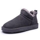 Vipkoala Snow Boots Women's New Winter Wild Korean Short Tube Short Boots Flat Bottom Bread Shoes Students Plus Velvet Cotton Shoes