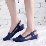 Vipkoala New Women's Shoes Slingbacks Footwear Woman Wedges Sandals Women Slip-on Shoes Ladies Casual Pumps Female Loafers