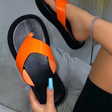 Vipkoala Women Flip Flop Platform Slippers Female Round Toe Summer Beach Slides Ladies Outside Classic Casual New Shoes Big Size