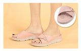 Vipkoala Summer Shoes Women Slippers Thick Sole Women Slippers Flat Summer Holiday Shoes Soft Slides Pink Blue