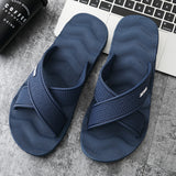 Vipkoala Slides Men Summer Home Slippers For Men Indoor Shoes Slide Slipper Sleepers Bathroom House Shower Bath Room Shower Slippers