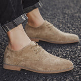 Vipkoala Men Shoes England Trend Casual Shoes Male Suede Oxford Wedding Leather Dress Shoes Men Flats Zapatillas Hombre Plus Size 46