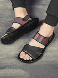 Vipkoala New Men Trending Summer Outdoor Leisure Non-Slip Beach Luxury Sandals Fashion Brand Shoes Slippers Home Indoor Slides Bath