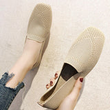 Vipkoala Leopard Square Toe Shallow Loafers Women Fashion Ballet Flats Walk Shoes Breathable Female Slip-On Boat Shoes