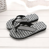 Vipkoala NEW Summer Men Slippers EVA Striped Flip Flops Beach Sandals Non-slip Slippers Indoor & Outdoor Shoes Pantuflas Size 40-44