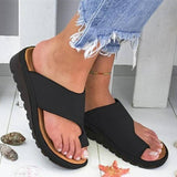 Vipkoala Women Sandals Casual Flip-flops Summer Shoes Woman Wedges Sandals Platform Heels Sandalias Mujer Big Toe Foot Correction Sandals