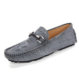 Vipkoala Men Loafers Shoes Genuine Leather Mens Driving Shoe Suede Boat Slip On Shoes Breathable Male Casual Flats Mocassin homme Blue