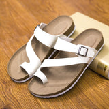 Vipkoala Men Cork Shoes Slippers Flip Flops Summer Chinelo Sandals Zapatos Hombre Slides Lovers Cork Male Beach Sandals