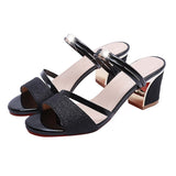 Vipkoala High Heel Sandals Women Shoes Peep toe Square Heels Ladies Sandals Summer Shoes Woman Fashion Heel 6cm A645