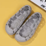 Vipkoala Fashion Trendy Brand Convertible Slippers For Men To Wear In Summer, No Sense, No Upper, Breathable Sandals And Slippers