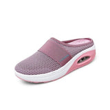 Vipkoala Women Summer Shoes Mesh Ladies Slippers Comfortable Solid Soft Female Shoes Light Anti-slip Outdoor Slippers