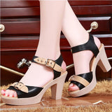 Vipkoala Women Summer Shoes Genuine Platform Woman Sandals High Heels Women Sandals Flat Casual Shoes Summer Sandalske4